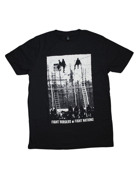 Fight Borders Fight Nations - Black Mosquito - T-Shirt - Black