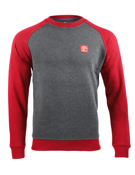 Kein Mensch ist illegal - No Borders - Sweater - Grey/Red