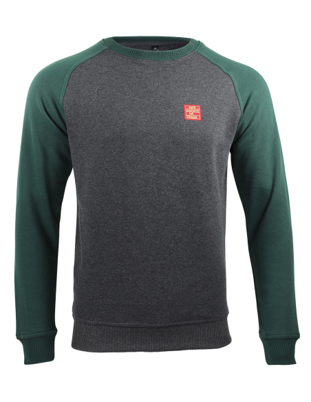 Kein Mensch ist illegal - No Borders - Sweater - Grey/Green