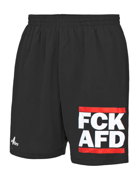 FCK AFD - No Borders - Shorts - Black