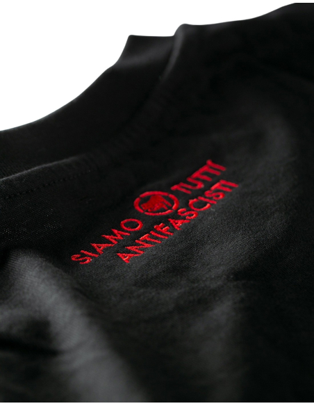 Siamo Tutti Antifascisti - No Borders - T-Shirt - Black Siamo Tutti Antifascisti - No Borders - T-Shirt - Black