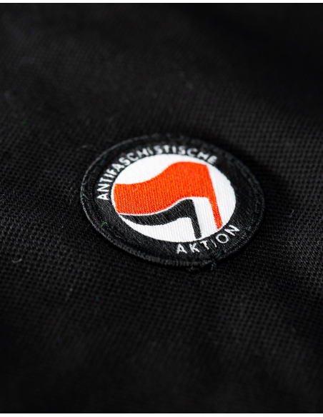 Siamo Tutti Antifascisti - No Borders - Polo - Black Siamo Tutti Antifascisti - No Borders - Polo - Black