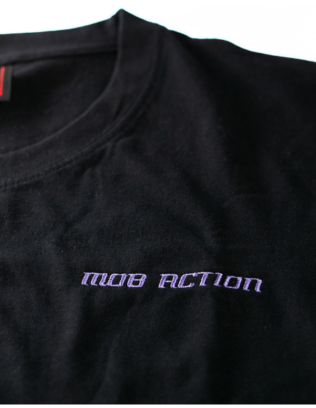 LGBTQ - Mob Action Classic - T-Shirt - Black/Purple