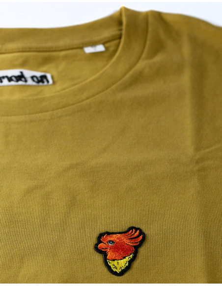 No Borders Cockatoo - T-Shirt - Olive Green