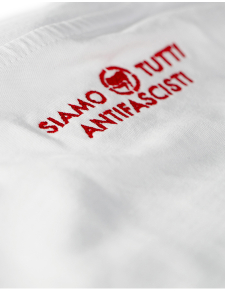Siamo Tutti Antifascisti - No Borders - T-Shirt - White Siamo Tutti Antifascisti - No Borders - T-Shirt - White