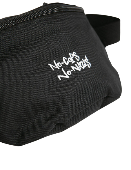 No Cops No Nazis - Mob Action - Hip Bag - Black