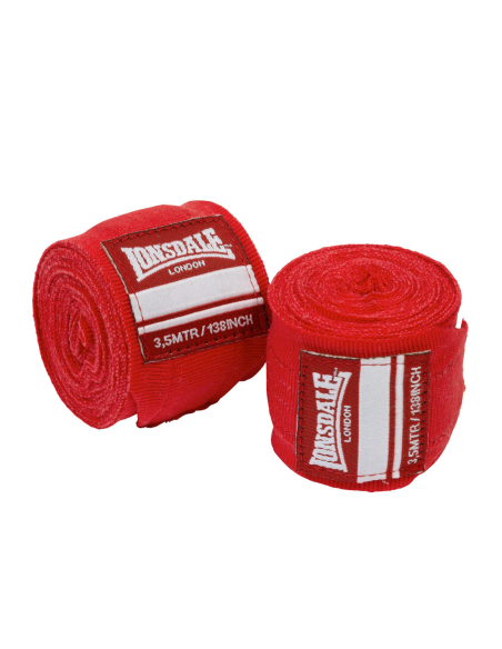 Lonsdale - Handwrap 350cm - Pro Hand - Red Lonsdale - Handwrap 350cm - Pro Hand - Red