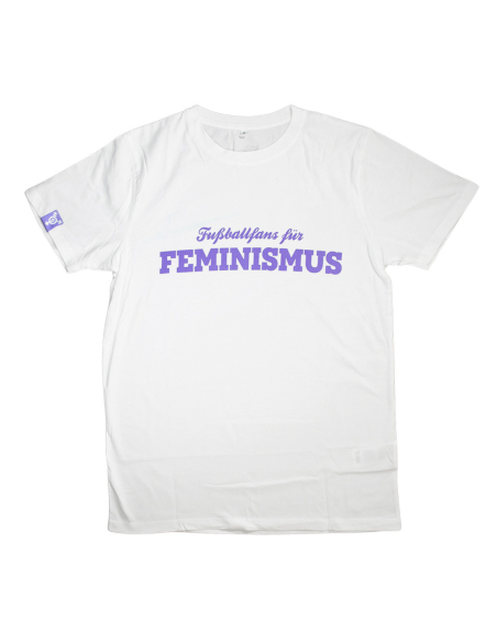 Fußballfans für Feminismus - No Borders - T-Shirt - White