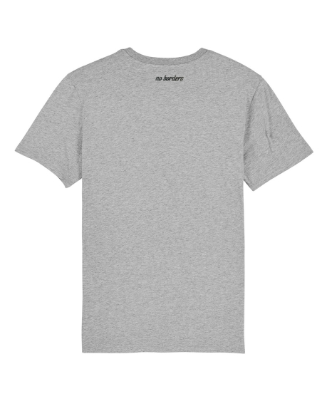 Kein Mensch ist illegal - No Borders - T-Shirt - Heather Grey
