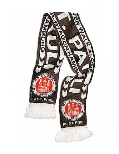 St. Pauli - Wollschal - Logo - Brown