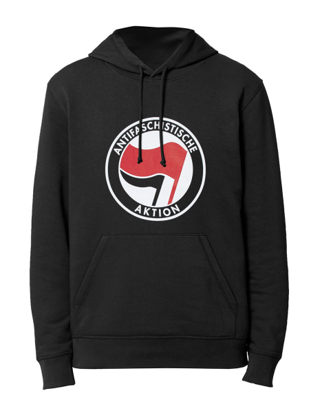 Antifaschistische Aktion - No Borders - Hoodie - Black Antifaschistische Aktion - No Borders - Hoodie - Black
