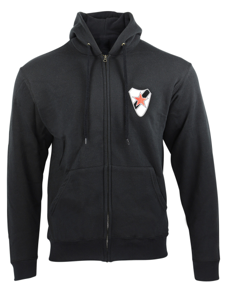 Roter Stern Leipzig - Zipper - Cantona - Black Roter Stern Leipzig - Zipper - Cantona - Black