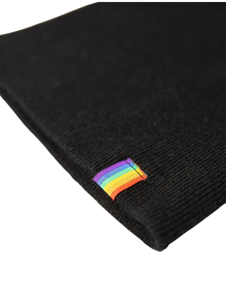 Pride / Rainbow Flag - Beanie - Black