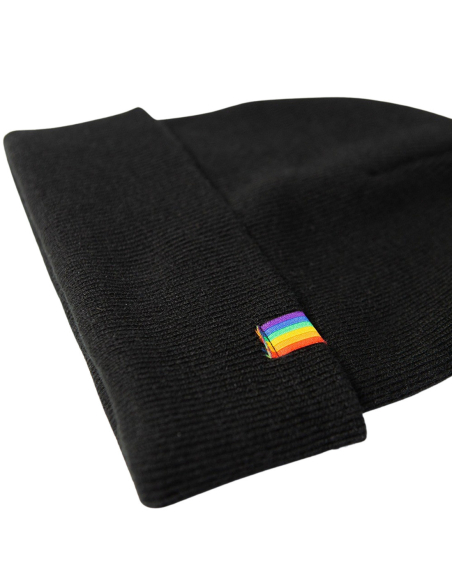 Pride / Rainbow Flag - Wintermütze - Black
