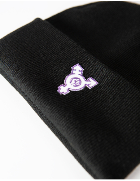 LGBTQ Patch 2 - Wintermütze - Black