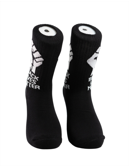Black Lives Matters - No Borders - Socken - Black