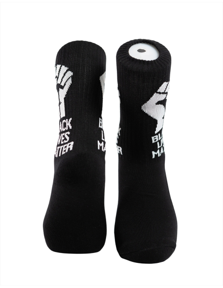 Black Lives Matters - No Borders - Socken - Black