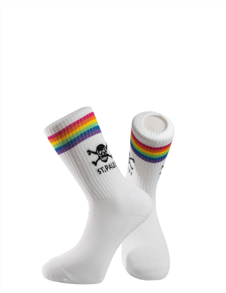 St. Pauli - Socken - Totenkopf - White/Rainbow St. Pauli - Socken - Totenkopf - White/Rainbow