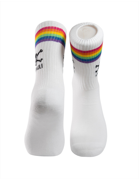 St. Pauli - Socks - Totenkopf - White/Rainbow