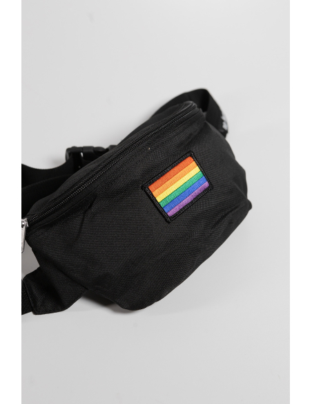 Pride / Rainbow - No Borders - Gürteltasche - Black