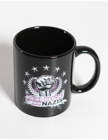 Kein Bock auf Nazis - Tasse - Black Kein Bock auf Nazis - Tasse - Black
