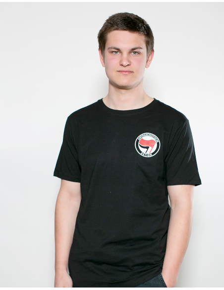 Antifaschistische Aktion - No Borders - T-Shirt - Pocket Print