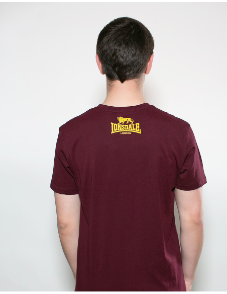 Lonsdale - T-Shirt - Logo - Vintage Oxblood