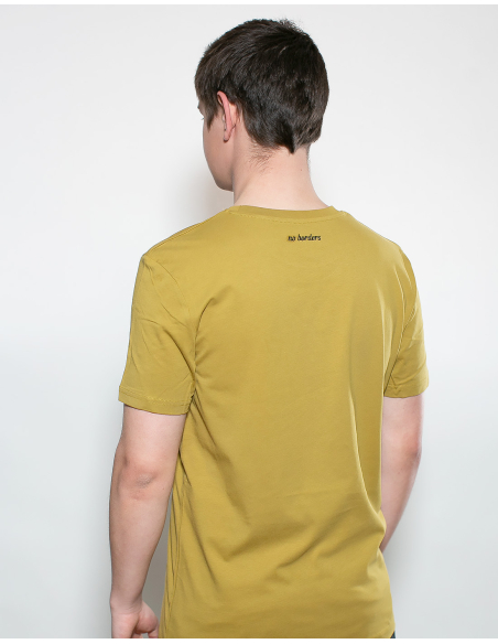 No Borders Cockatoo - T-Shirt - Olive Green