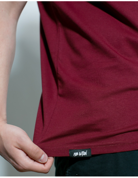 Siamo Tutti Antifascisti - Mob Action - T-Shirt - Burgundy Siamo Tutti Antifascisti - Mob Action - T-Shirt - Burgundy