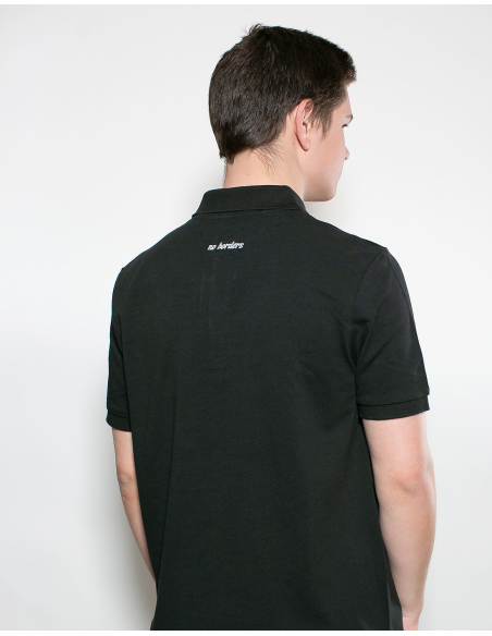 Kein Mensch ist illegal - No Borders - Polo - Black