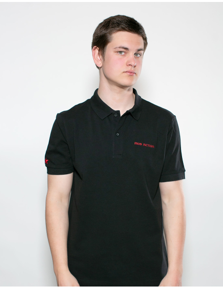 Mob Action Classic - Polo - Black/Red