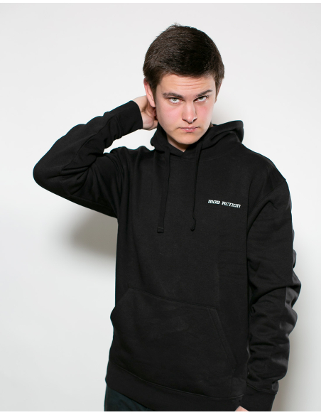 Mob Action Classic - Hoodie - Black/White