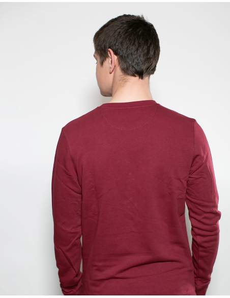 Roter Stern Leipzig - Sweater - Logo Stick - Burgundy