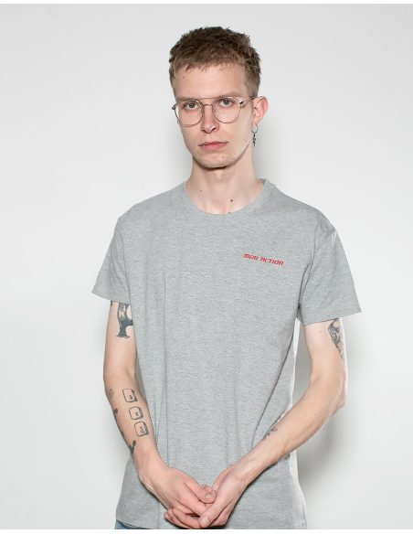 Mob Action Classic - T-Shirt - Grey/Red