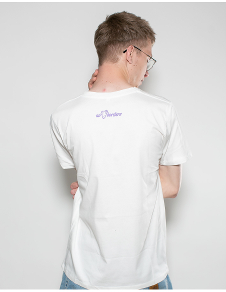 Fußballfans für Feminismus - No Borders - T-Shirt - White