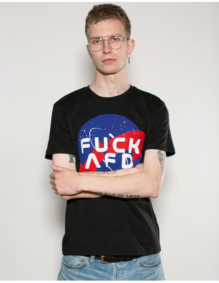 FCK AFD Nasa - Kein Bock auf Nazis - T-Shirt - Black