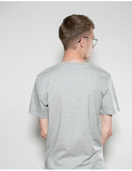 Roter Stern Leipzig - T-Shirt - Logo Stick - Grey