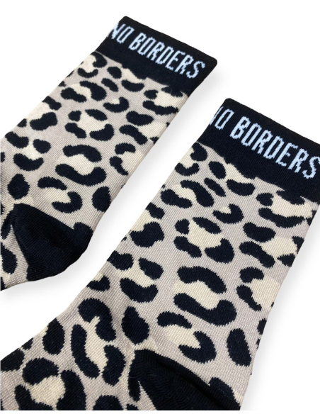 Leo - No Borders - Socks - Animal Print