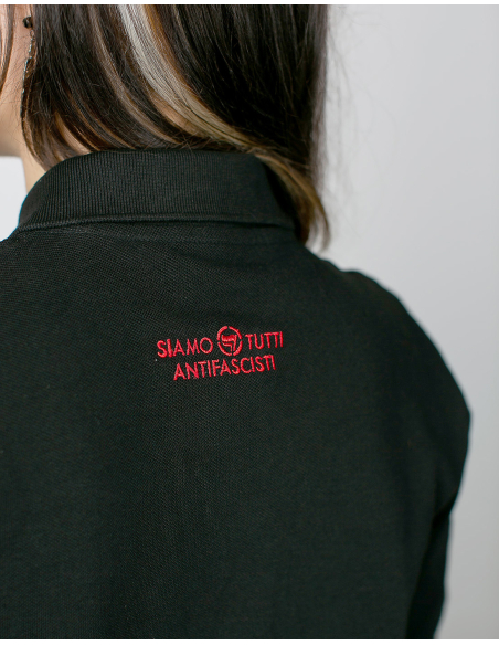 Siamo Tutti Antifascisti - Mob Action - Polo - Black Siamo Tutti Antifascisti - Mob Action - Polo - Black