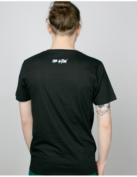 No Nations No Borders - Mob Action - T-Shirt - Black