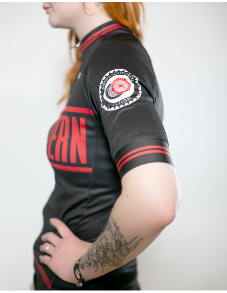 Roter Stern Leipzig - Bike Jersey Short Sleeve - Black/Red Roter Stern Leipzig - Bike Jersey Short Sleeve - Black/Red