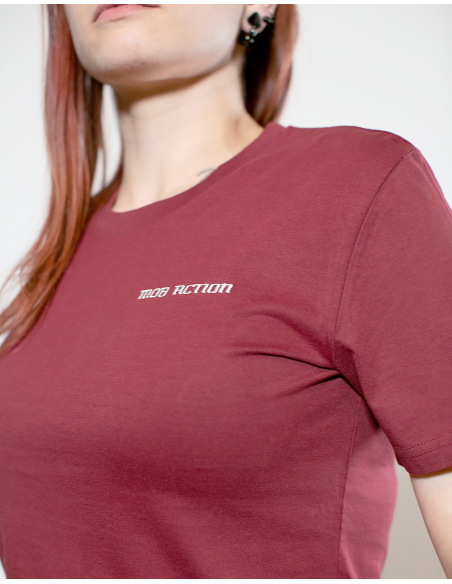 Mob Action Classic - T-Shirt - Burgundy