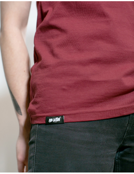 Mob Action Classic - T-Shirt - Burgundy