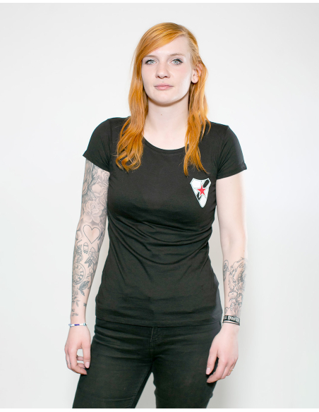 Roter Stern Leipzig - T-Shirt fitted - Cantona - Black