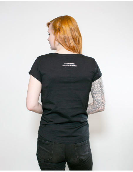 Antifa For Future - No Borders - T-Shirt fitted - Black