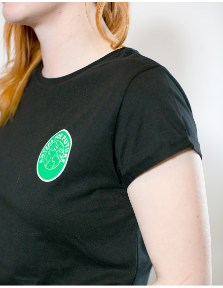 Antifa For Future - No Borders - T-Shirt fitted - Black