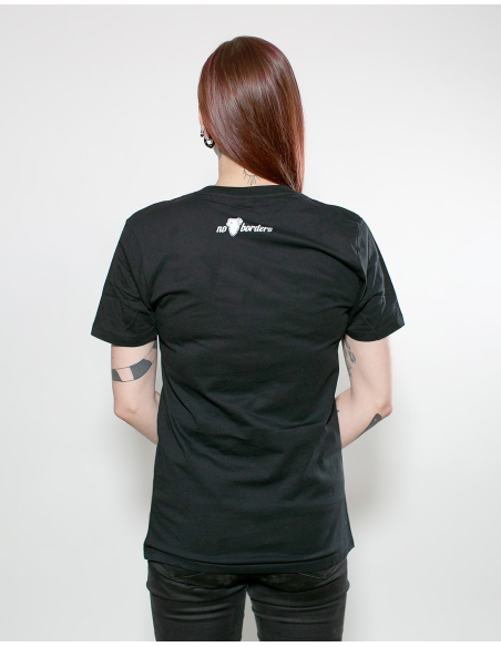 Antifaschistische Aktion - No Borders - T-Shirt - Pocket Print