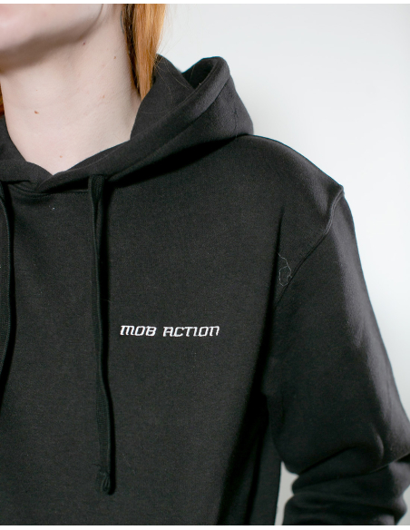 Mob Action Classic - Hoodie - Black/White
