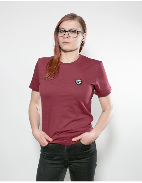 Siamo Tutti Antifascisti - Mob Action - T-Shirt - Burgundy Siamo Tutti Antifascisti - Mob Action - T-Shirt - Burgundy