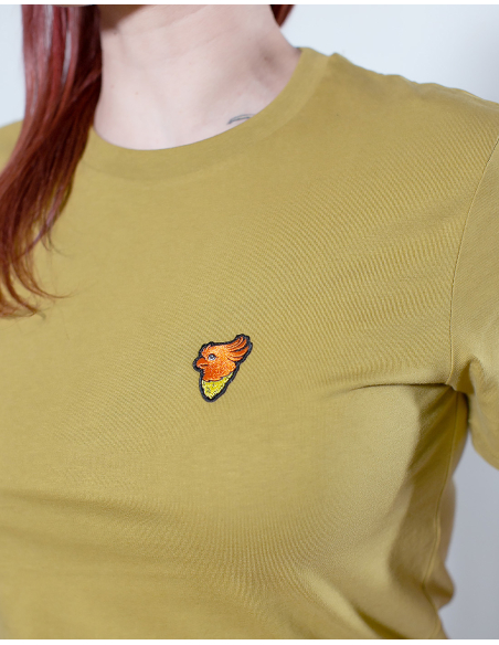No Borders Cockatoo - T-Shirt - Olive Green